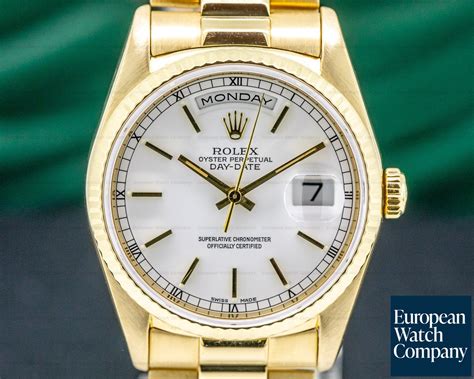 18238 rolex white|rolex day date president 18238.